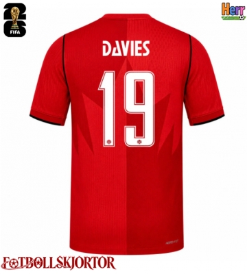 Kanada Alphonso Davies #19 Hemmatröja VM 2026 Kortärmad